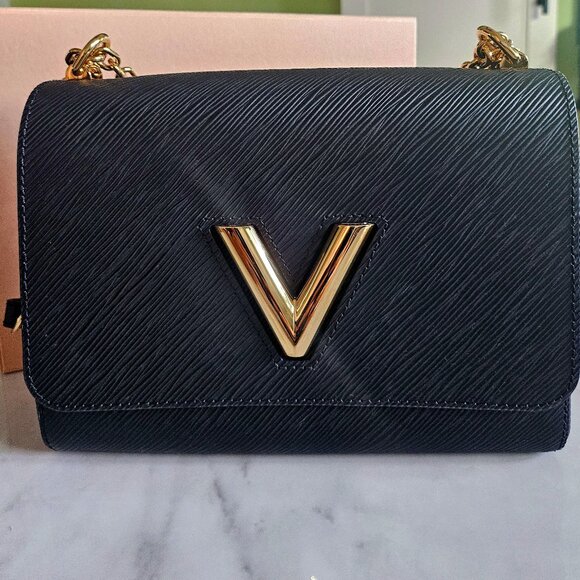 Louis Vuitton Twist Shoulder Bag MM Black Leather Epi - Picture 2 of 11